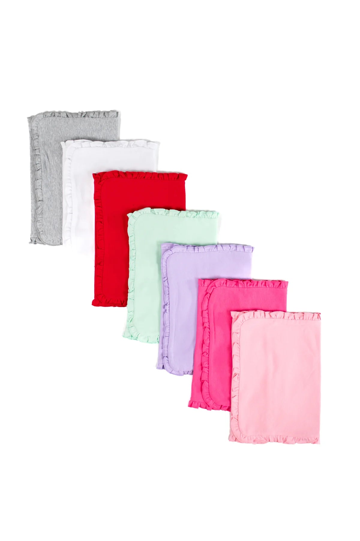 Ruffle Baby Burp Cloth